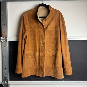 Peruzzi Men’s Italian Leather Jacket Size 50 (US L) Made in Italy